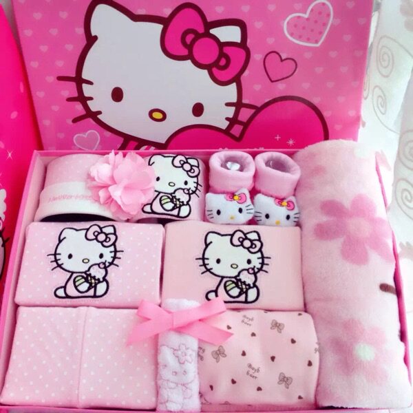 Coffret cadeau pour bébé HELLO KITTY - Ref 1953064 Image 1