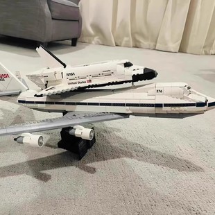 ICONS系列航天飞机运输机波音747客机益智儿童男拼装积木玩具模型