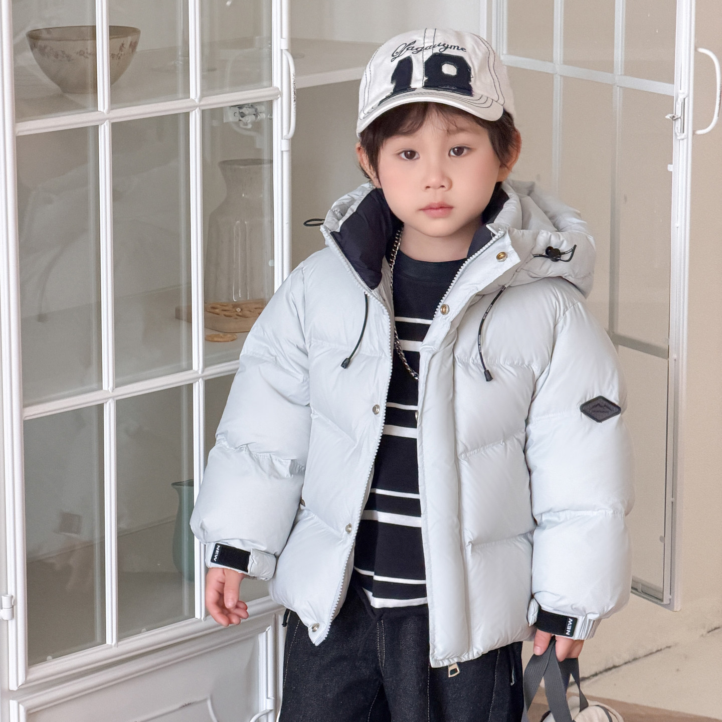 2026新款儿童羽绒服男童中长款小童冬季加厚品牌正品男宝洋气外套