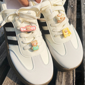 带扣鞋 扣鞋 子装 休闲鞋 花 饰扣可拆卸个性 ins立体可爱卡通小熊diy鞋