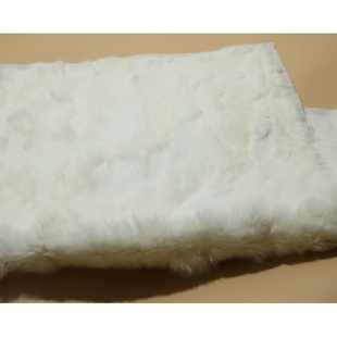 真家兔毛褥子皮毛一体服装皮草面料家兔皮毛衣服内胆做派克服内里