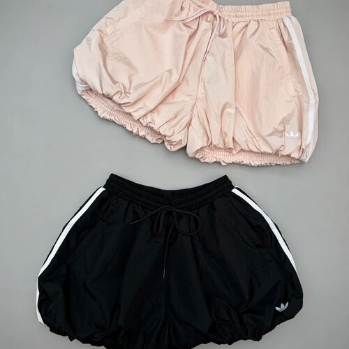 Adidas阿迪达斯三叶草女子褶皱气球短裤休闲花苞裙裤KY5067KY5069