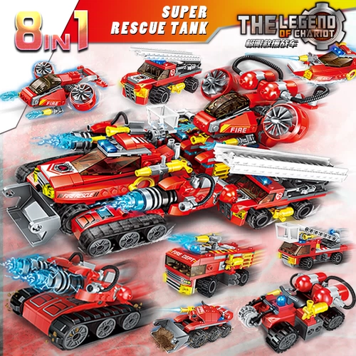 Lego, конструктор, транспорт, интеллектуальная игрушка для мальчиков, скорая помощь, 6 лет, подарок на день рождения