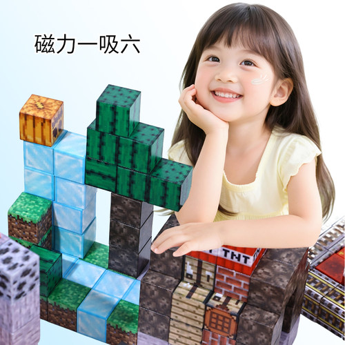 我的磁力世界积木方块2cm