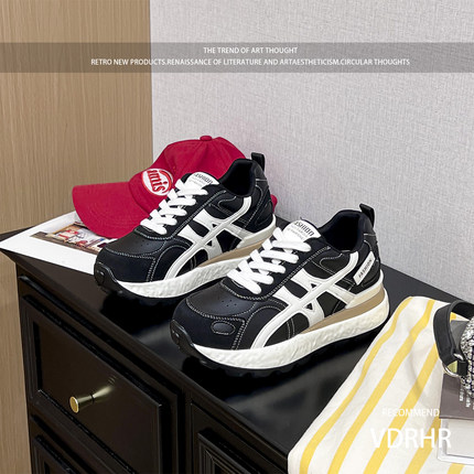 超火7cm内增高德训鞋女2026新款春季运动休闲鞋轻便百搭阿甘鞋