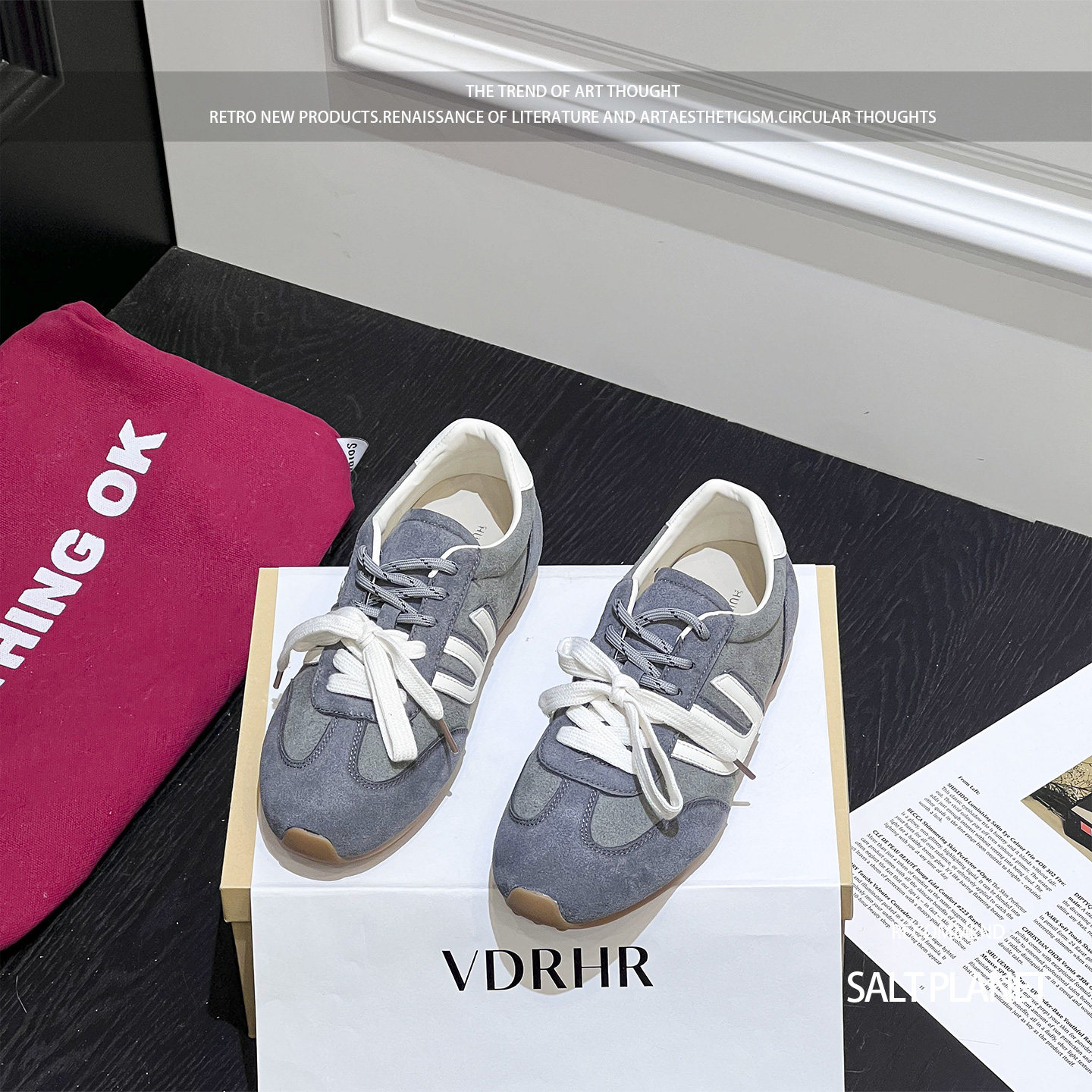 超火休闲运动板鞋拼色厚底内增高户外跑步百搭平底阿甘德训鞋女鞋,女鞋,德训鞋,淘宝优惠券,粉丝福利购,淘宝优惠卷