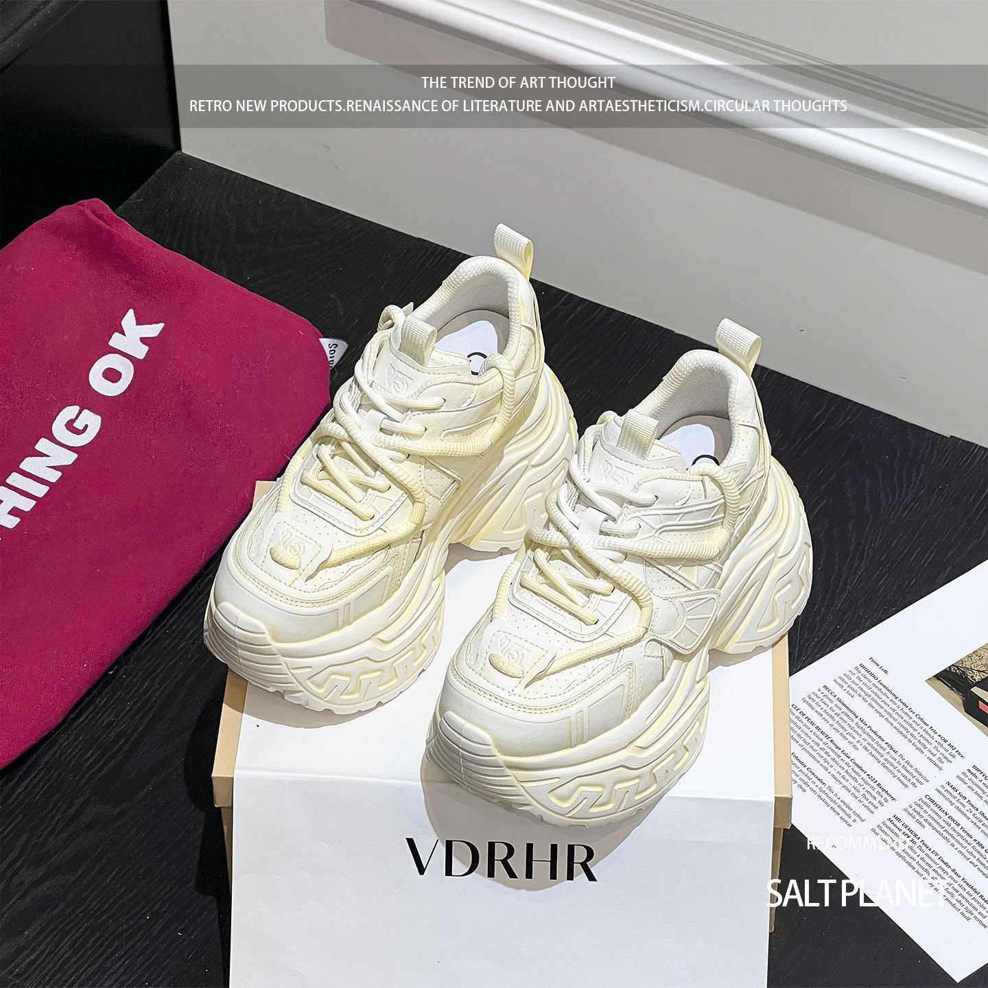 厚底内增高女鞋透气不闷脚百搭配阔腿裤牛仔裤不累脚休闲老爹鞋,女鞋,老爹鞋,淘宝优惠券,粉丝福利购,淘宝优惠卷