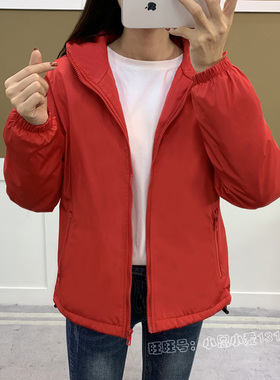 秋冬加棉外套女2025新款女装简约纯色棉袄宽松大码薄款棉衣百搭潮