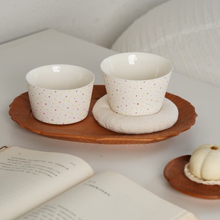 叶飘零联名糖果猪口杯咖啡拉花杯