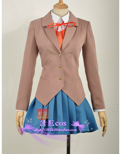 倩影cos Doki Doki Literature Club!文学俱乐部cosplay演出服装