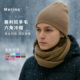 美利奴羊毛帽女户外双层针织帽男美丽诺冷帽运动滑雪保暖帽子M24