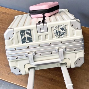 行之旅铝框行李箱女26寸28万向轮拉杆箱24学生旅行箱20密码硬箱男