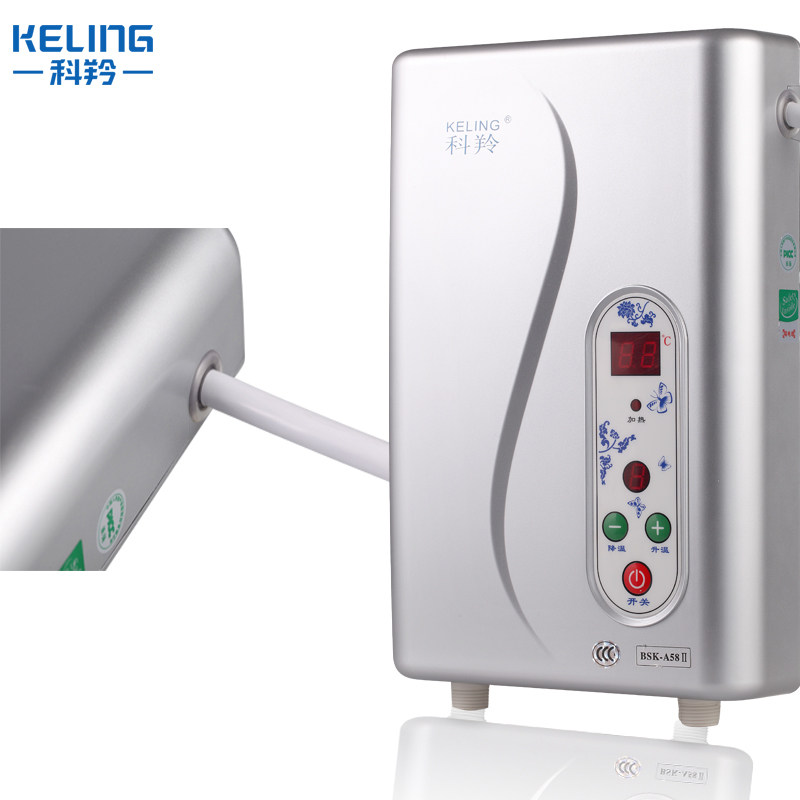 堡斯莱科羚A582即热式家用小型电热水器过水速热发廊租房洗澡淋浴