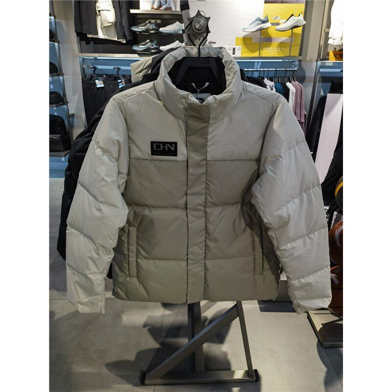男冬季风衣羽绒服泼水立领