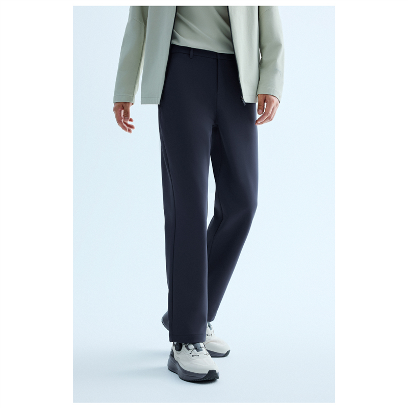 YZ安踏大师腰型动裤舒乐休闲西裤男2025冬直筒长裤子152547514N