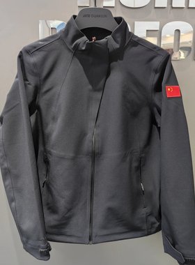 Y安踏外套冠军国旗款女子秋加绒防泼水体制立领行政夹克162540608