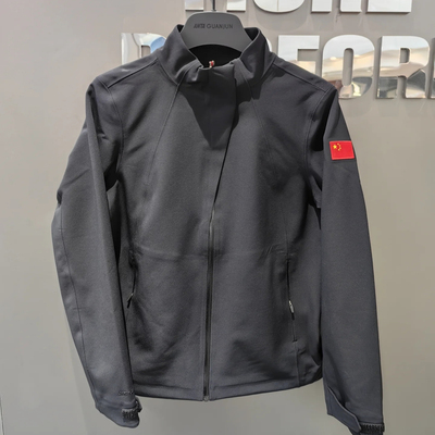 Y安踏外套冠军国旗款女子秋加绒防泼水体制立领行政夹克162540608