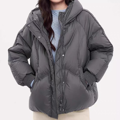 连帽休闲百搭加厚保暖短款羽绒服