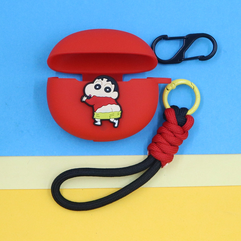 适用荣耀Earbuds X5S Pro蓝牙耳机保护套X5i个性潮酷可爱萌卡通KT猫咖啡猫小新手绳挂饰硅胶软壳