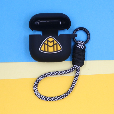 适用华为FreeBuds Se3/2 FreeClip2代耳夹蓝牙耳机保护套个性黑色潮酷简约图标编织打结手绳挂饰防摔硅胶软壳