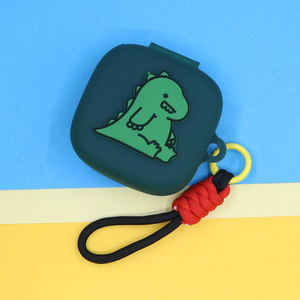 适用漫步者Comfo Solo开放式蓝牙耳机保护套花再EVO OPEN/X Fit可爱萌卡通蓝猫库洛米煤炭精灵小恐龙硅胶软壳