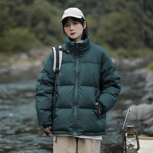 户外山系特氟龙三防羽绒服保暖外套90绒白鸭绒短款 多色加厚 基础款