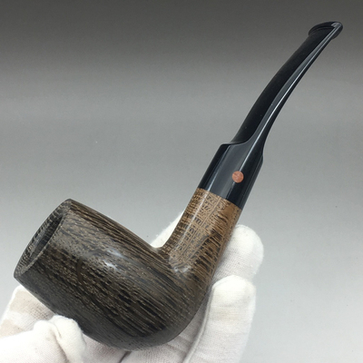 小猪烟斗 全新沼泽橡木 意大利Moretti莫雷蒂 橡木化石 2018年 25