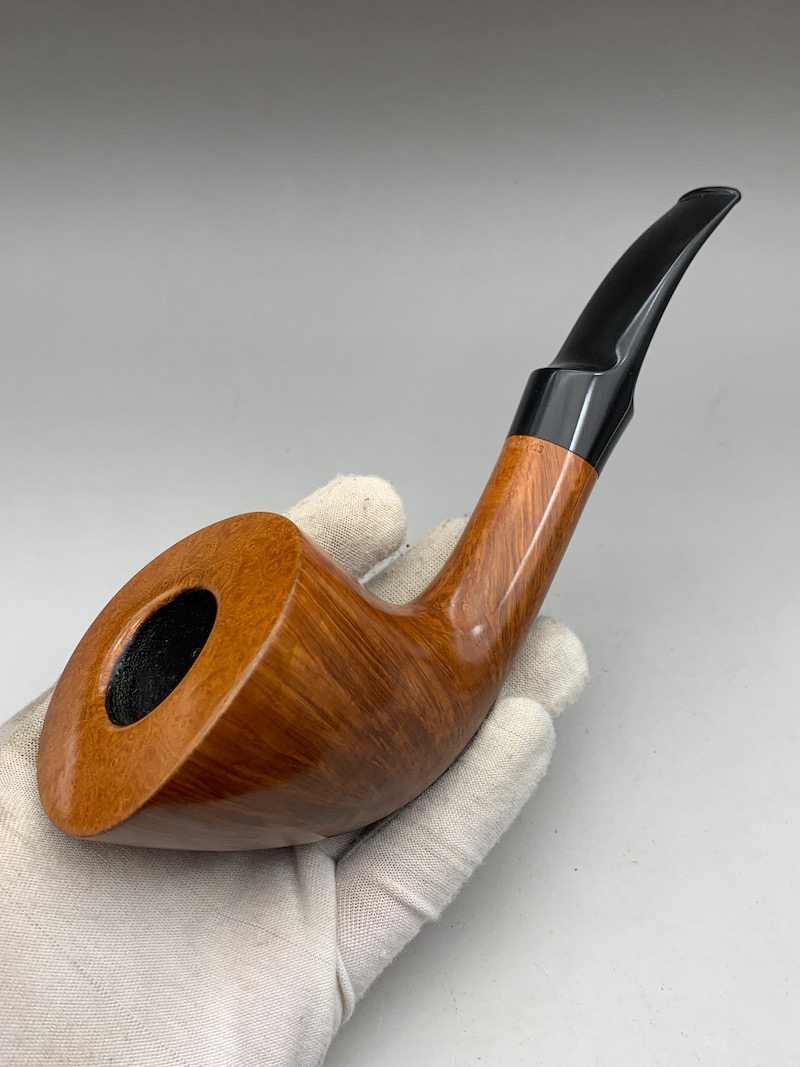 小猪烟斗 二手石楠木 丹麦W.O.Larsen 平A时期 SG级别 9 巨大精美