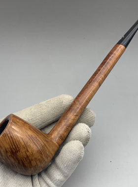 小猪烟斗二手石楠木英国Sasieni four dot Natural Dovercourt XL