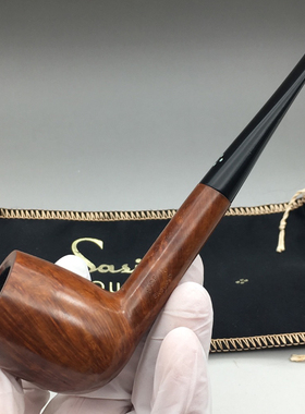 小猪烟斗 全新石楠木 英国Sasieni four dot Natural Barcley 34