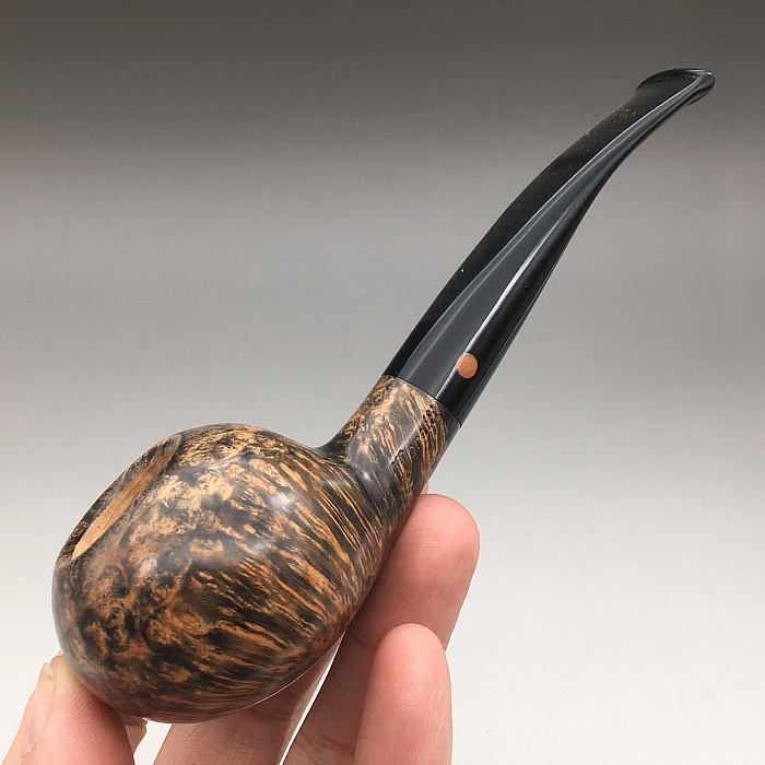 小猪烟斗 全新石楠木 意大利Moretti莫雷蒂 黑光染色 4b1 2015 25