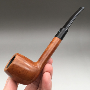 全新石楠木 英国Sasieni four Bristol 小猪烟斗 dot Natural