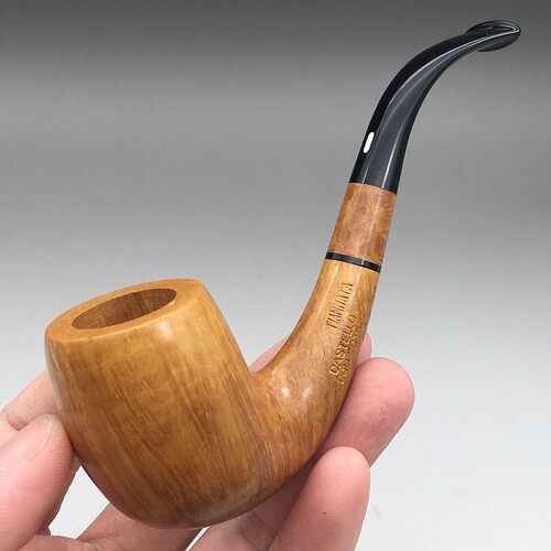 小猪烟斗全新石楠木意大利Castello Collection Fiammata 1987 36