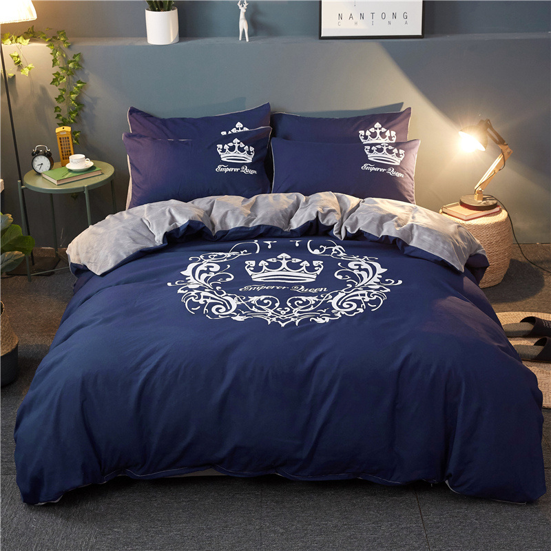 珊瑚绒四件套加绒加厚被子冬季被套双面绒床上用品牛奶绒金貂绒