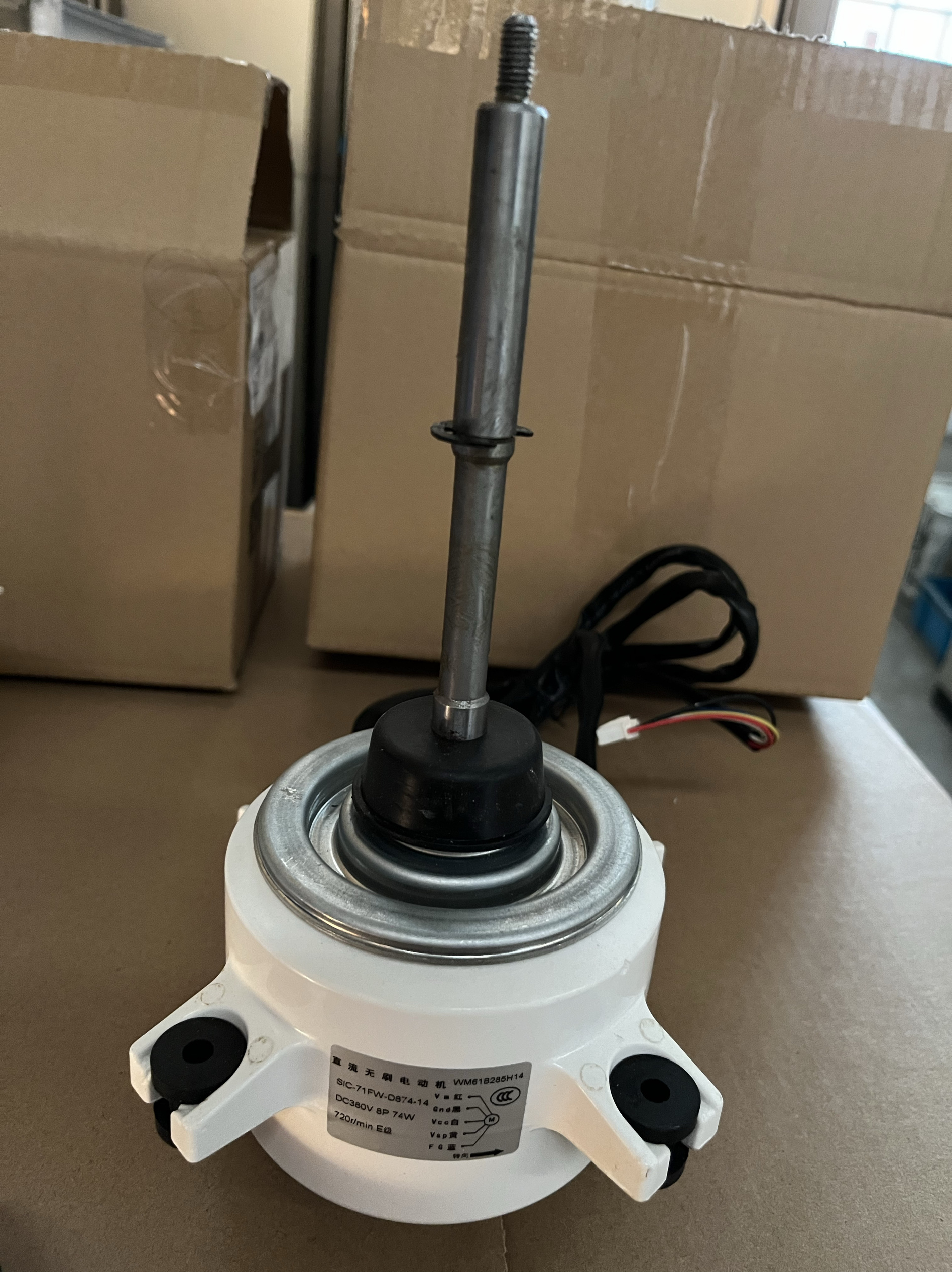 三菱空调电机SIC-71FW-D874-14 全新替代款三菱电机外风机