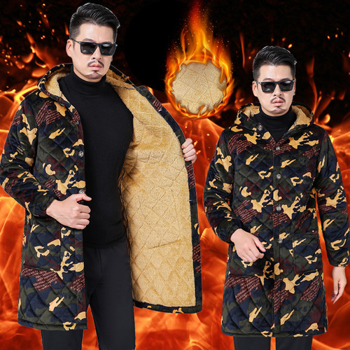 中长宽松厚实保暖棉衣棉袄棉服