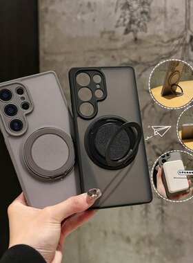 适用于三星A04/a05/A06/A07/A13/A14/A15/A16/A24/A25/a33 5G/A55/A56/a34/A54/指环保护360度旋转磁吸手机壳