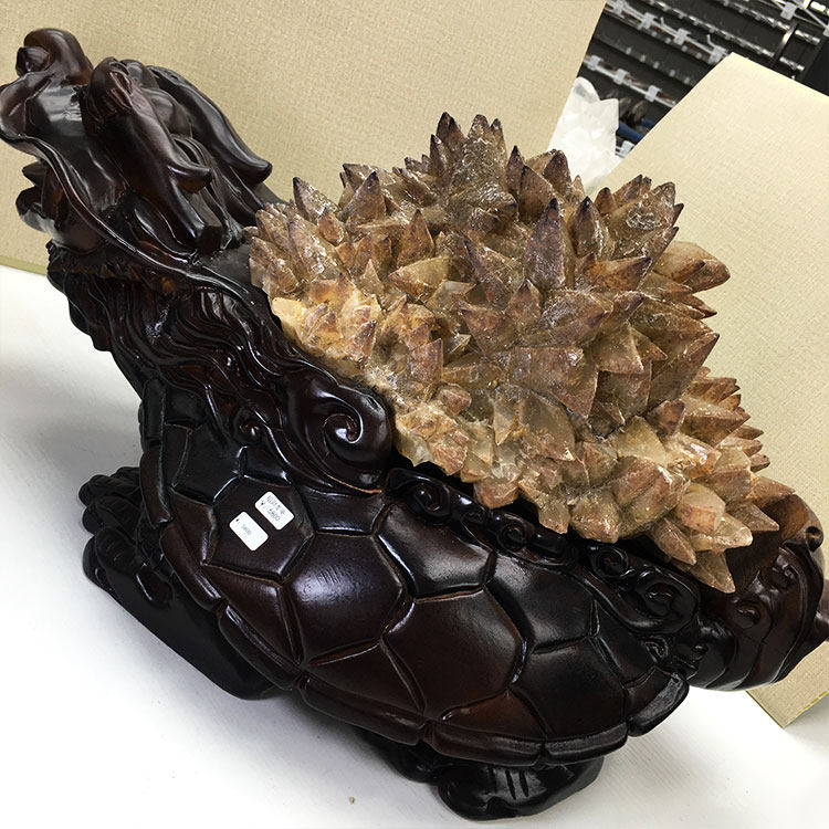 摩洛哥天然白水晶簇霰石簇摆件