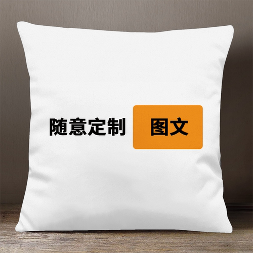 双面生日礼物抱枕定制