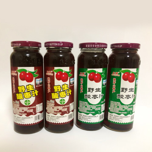 晚安饮料整箱酸枣果汁狼牙山野生
