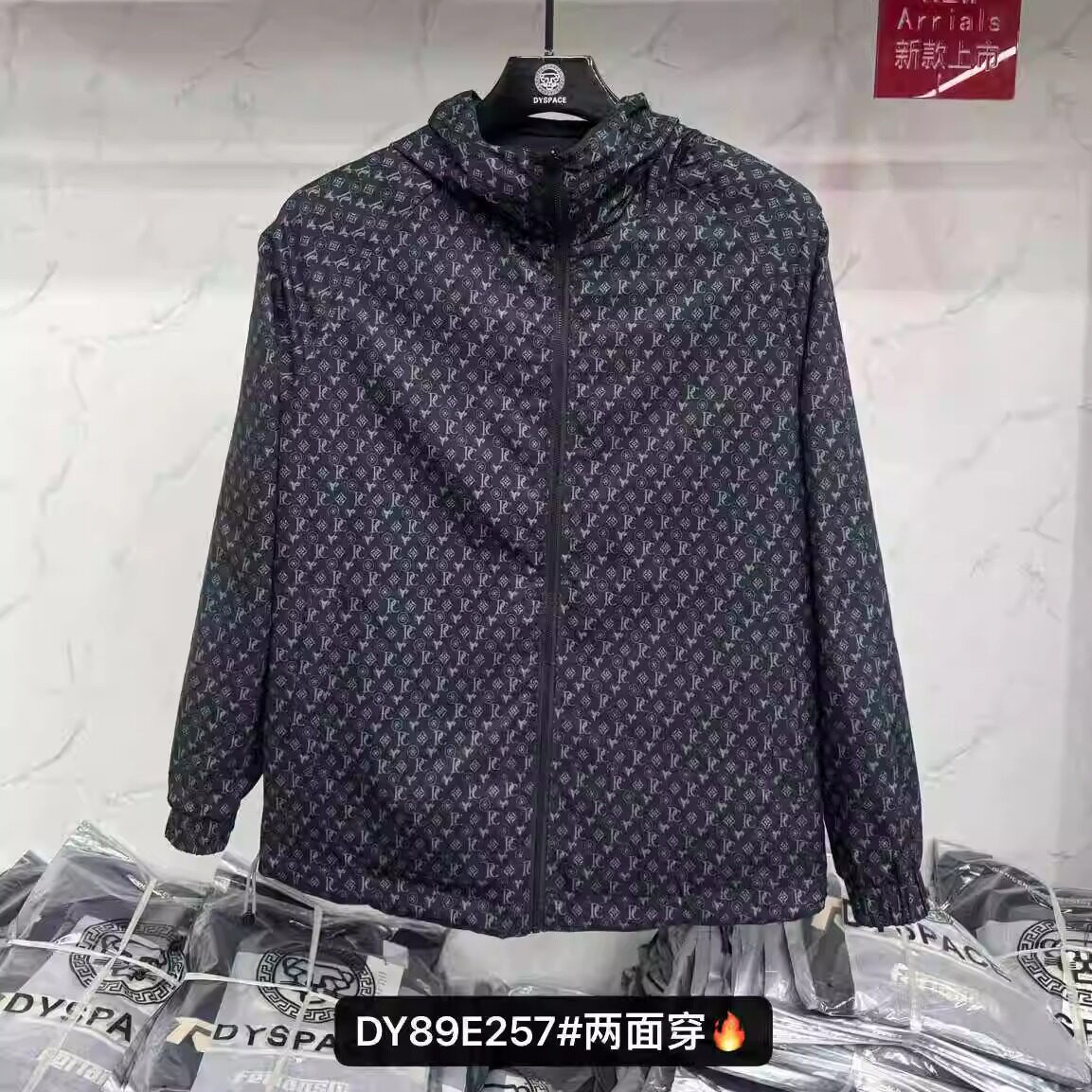 休闲夹克外套达依空间加肥加大