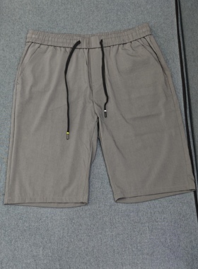 达依空间加肥加大夏季短裤棉质松紧腰短裤透气吸汗短裤53017