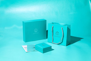 摩天轮礼盒天地盖封套手提袋首饰盒擦银布五件套包装 单拍不包邮