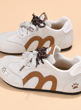 2026春季新款德训鞋女时尚百搭休闲鞋青年学生休闲鞋透气运动鞋