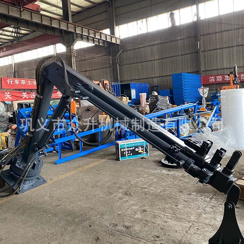 液压起重机 折叠车用起重起吊机 车载液压小吊机 随车小吊机