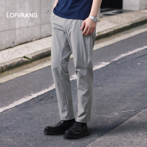 LOFVRANG|旅行家轻量化防晒长裤抗皱薄款极简夏季通勤休闲直筒裤