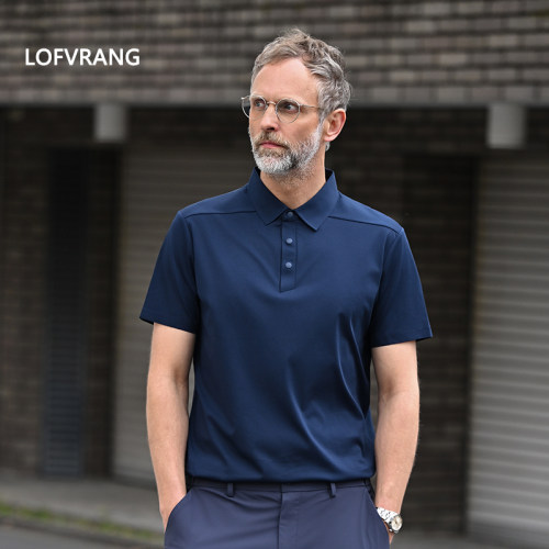 凉感通勤商务休闲短袖polo衫男