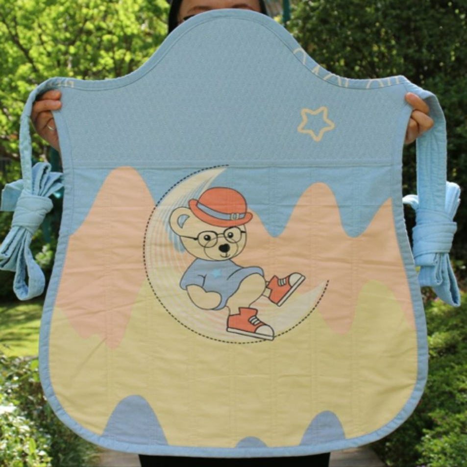 传统老式新生儿前后背式婴儿宝宝背带贵州背扇云南四川背巾被薄款