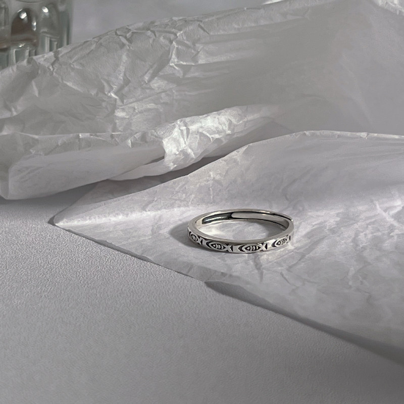 年年有余开口戒指s925银