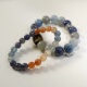 蓝桉已遇释槐鸟 天然水晶原创设计情侣手链堇青石金太阳沉香